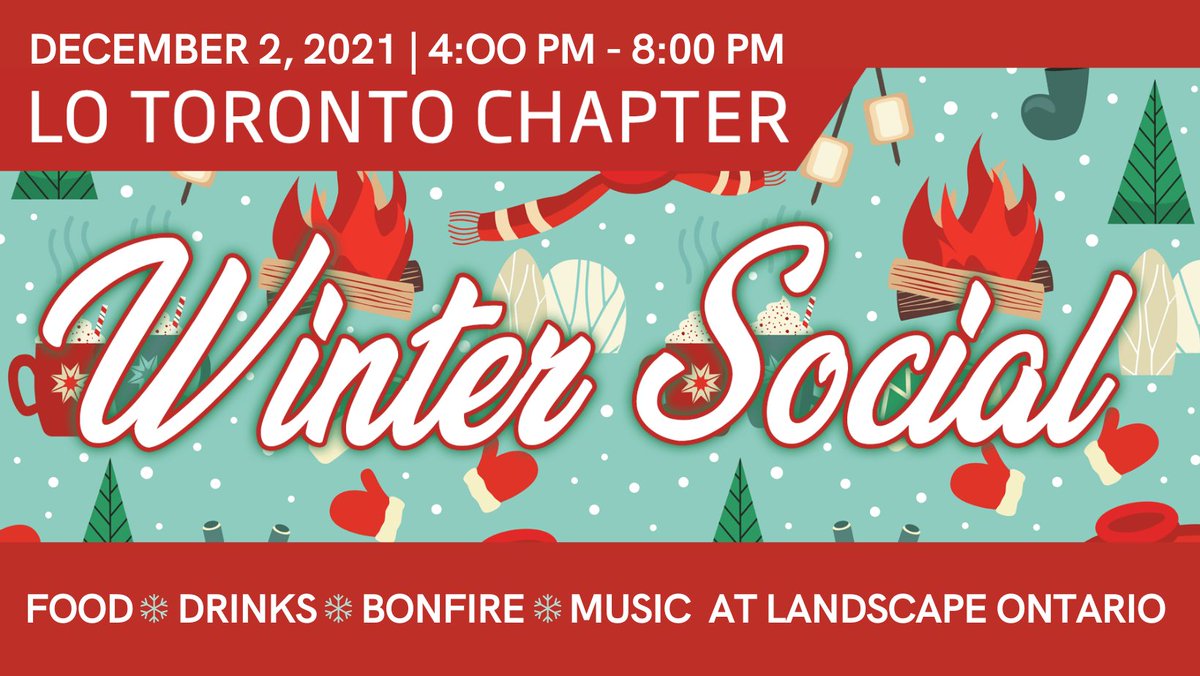 green_for_life's tweet photo. ALL @green_for_life Chapters/Members are invited to come out and enjoy a festive evening with music, food, drinks and a bonfire at LO! Thursday, December 2nd | 4PM - 8PM  

❄️Click the link to learn more and register: https://t.co/l8CPetuPyH

#LandscapeOntario #OntarioLandscaping https://t.co/pCSn7UlqMu