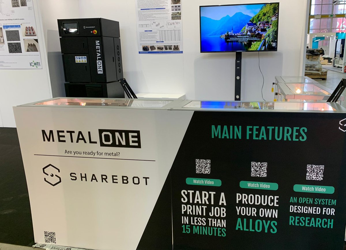 🌎 Tutto pronto per l'inizio del Mecspe! Vi aspettiamo con tante novità!

MetalOne e Snowwhite2 sono pronte per stupirvi, stay tuned!

Passate a trovarci al nostro stand Pad 36 E41!🌎

#sharebot #bologna  #fiere #stand #metal #snow