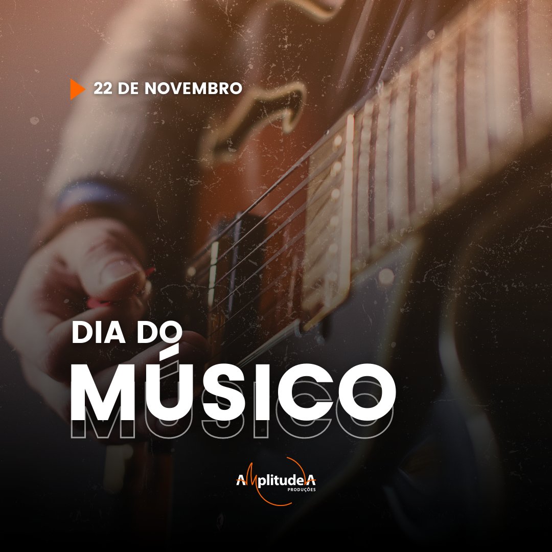 Hoje é dia de homenagear este profissional que traz os mais diversos sentimentos em nossas vidas através da música, de cada composição, de cada melodia!

Feliz dia do músico! 🎙🎤🥁🎸
E se você conhece algum, marque aqui nos comentários. ⤵

#AmplitudeA #DiaDoMúsico