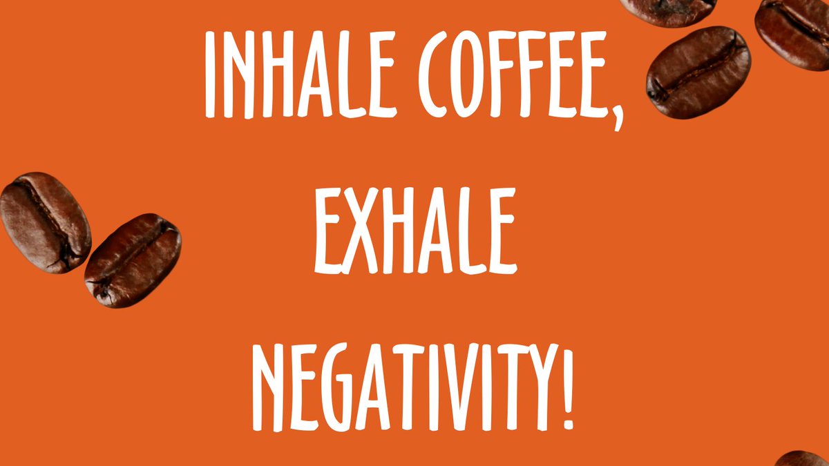 Our Monday morning mantra ✌️☕️