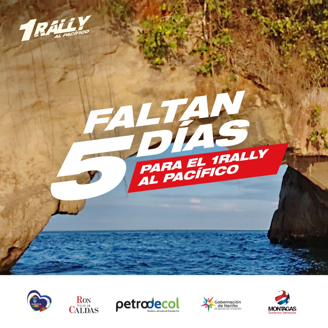 EmilsenAlcalde1's tweet photo. Faltan 5 días para el Primer Rally al Pacífico, conoce aquí las fechas de inscripción, categorías y programación general.

¡No te lo puedes perder!

#Tumaco https://t.co/2NOxtMoP6Y