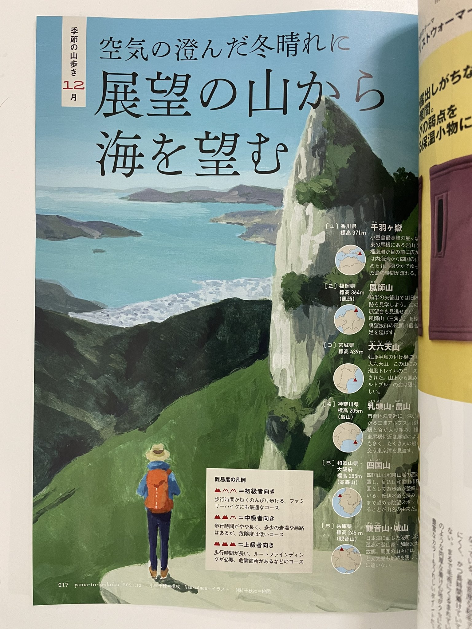 安藤巨樹 あんどうなおき 山と溪谷 21年 12月号 季節の山歩き の扉絵を描きました Illustration Illustrator Drawings Painting Art Acrylic Trekking Magazine Landscapershbo T Co Nsgdbriwiz Twitter