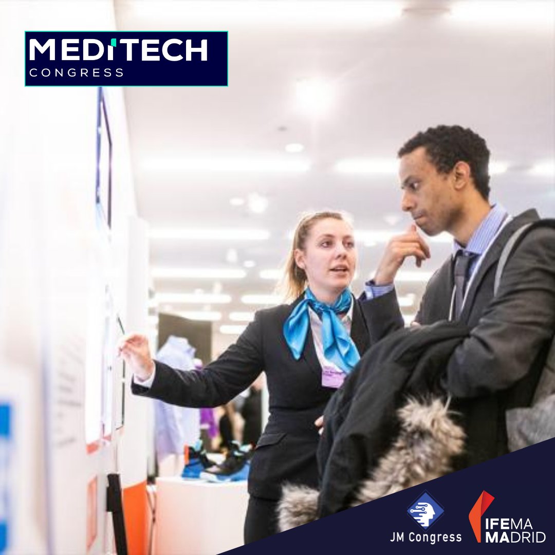 🔹 La exposición comercial de #MediTechCongress será el epicentro de la tecnología e innovación sanitaria.

🔹 Profesionales, empresas y organizaciones mostrarán las novedades y tendencias en tecnología médica.

🔹 Reserva la fecha: del 12 - 14 de mayo de 2022 en <a href="/IFEMA/">IFEMA MADRID</a>.
