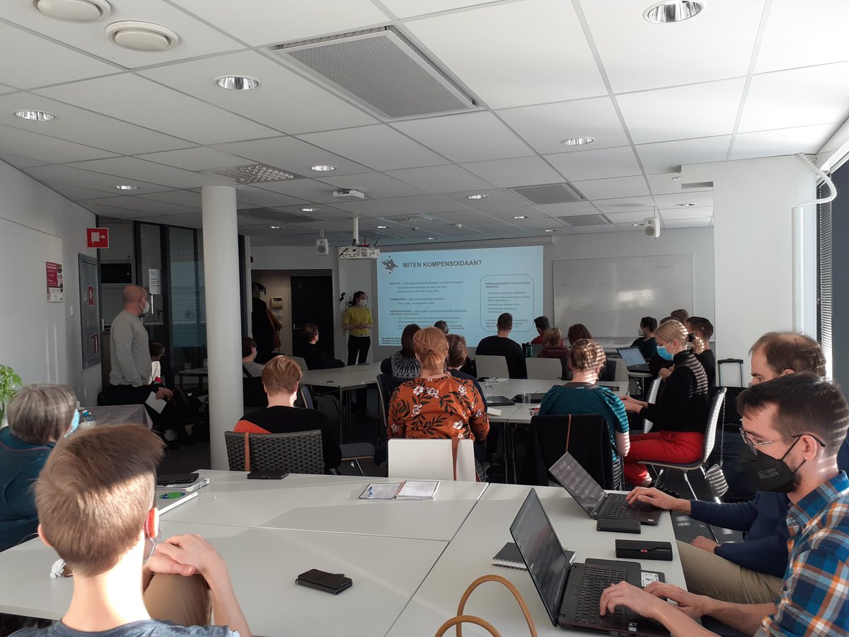 Monta viisasta päätä yhdessä tänään kun tutkijat ja kuntien edustajat miettivät Lahdessa miten luontokato pysäytetään kaupungeissa ja ekologinen kompensaatio tuodaan osaksi maankäytön arkea #NoNetLossCity <a href="/SitraFund/">Sitra</a> @HeiniKujala <a href="/PanuHalme/">Panu Halme</a> @mmvallinkoski <a href="/JanneKotiaho/">Janne S. Kotiaho @jannekotiaho.bsky.social</a> ja moni muu