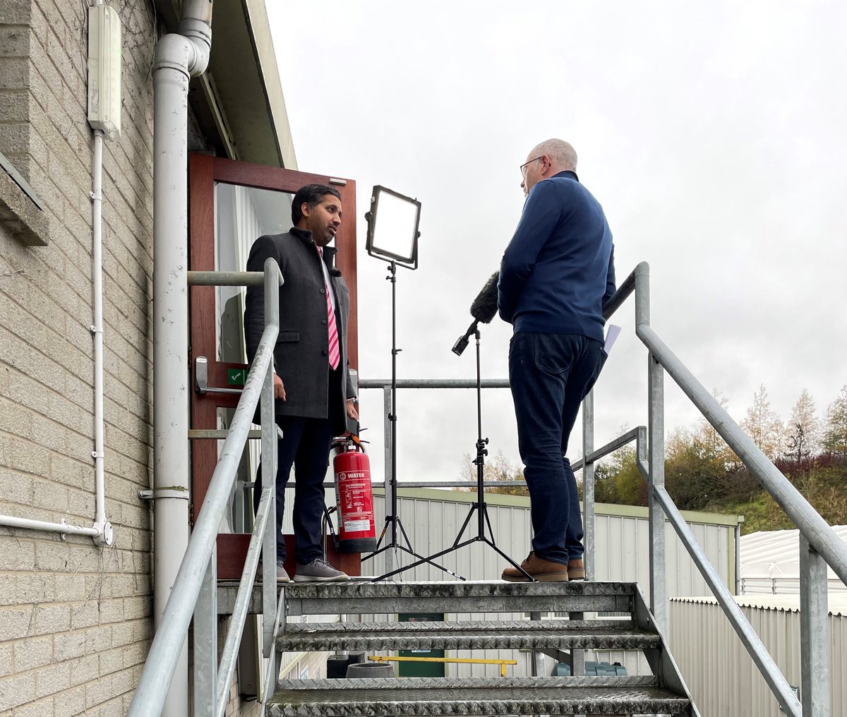 HarlequinMFG's tweet photo. The BBC in action at our our factory in Moira. Great to see it all happen live in our own backyard. 

#BBCNews #Media #Manufacturing #RotoMoulding https://t.co/kJAUtf5ogX