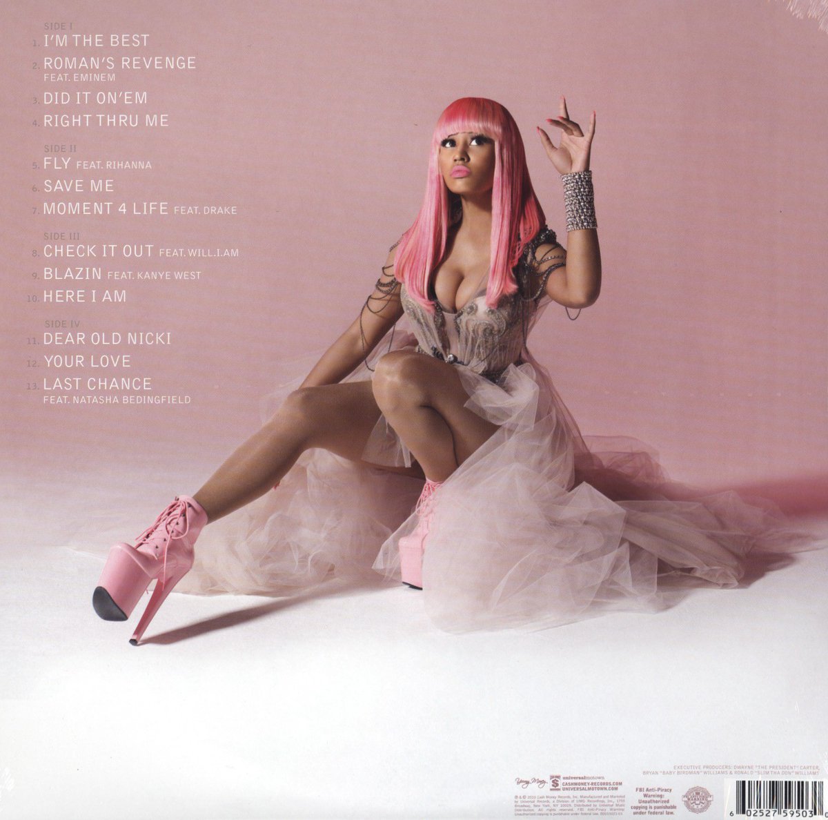 RealHipHopStats's tweet photo. #OnThisDay in Hip-Hop History 11 years ago today, November 22, 2010. Nicki Minaj released her debut studio album, “Pink Friday”. (@NICKIMINAJ) https://t.co/B16iRWmjku