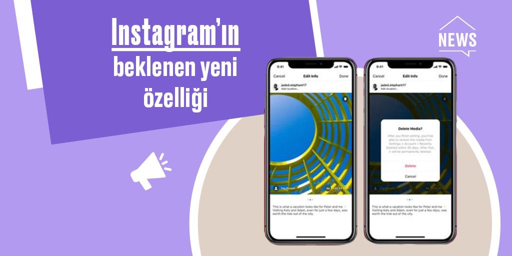 Instagram CEO'su Adam Mosseri, üzerinde çalıştıkları yeni özellikleri duyurdu. Yapılan açıklamalara göre Instagram'da paylaşılan kaydırmalı gönderiler, artık bağımsız bir şekilde
yönetilebilecek. Yani o gönderideki bir fotoğraf ya da video, artık özgürce silinebilecek.