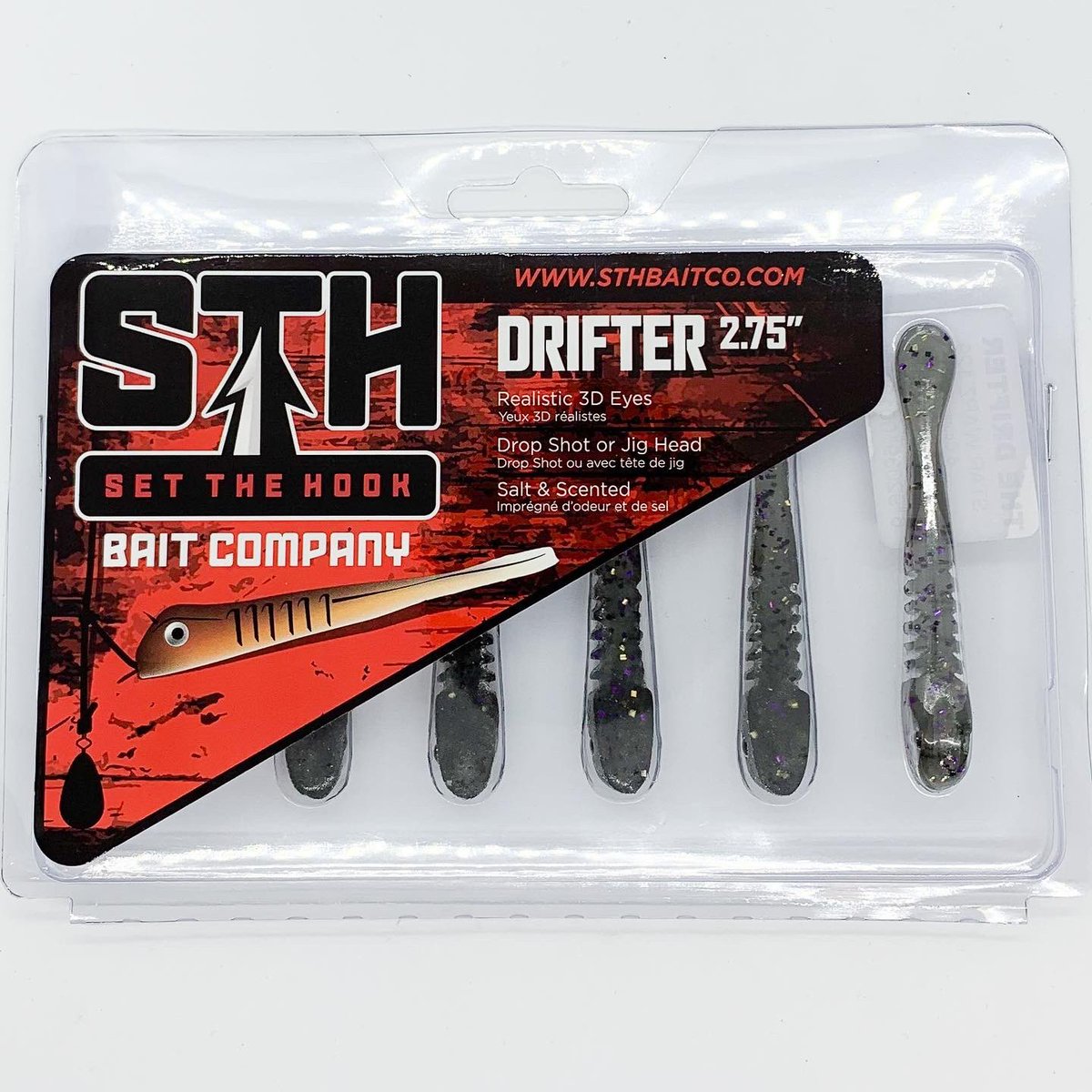 Postboxtackle's tweet photo. New Brand and Product! Check Out The Drifter 2.75” Bait Perfect For Dropshotting With It’s Realistic 3D Eyes. #postboxtackle #fishingtackle #dropshotfishing #dropshot #setthehook #finnesefishing #fishing🎣 #fishinglife #fishingaddict https://t.co/JhPspXCYnn