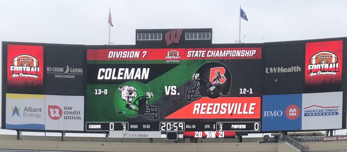 MJ_NFLDraft's tweet photo. D7 State Championship: @ReedsvilleSD vs Coleman

Check out how the D7 state title matchup played out and who stood out!

https://t.co/WBO1u5uCgH https://t.co/m2trYBSXT7