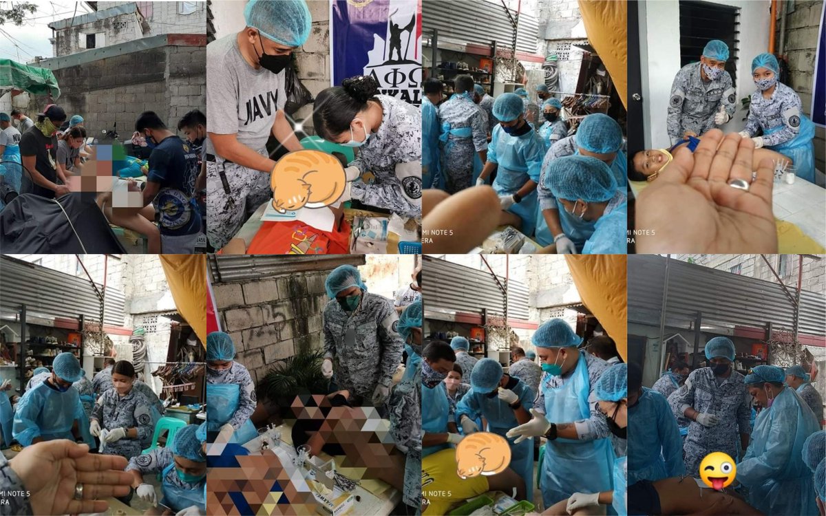 rescue_recon's tweet photo. 14 November 2021: An Operation Tuli was conducted where 27th NARG (RR1) was invited to circumcise approximately 200 citizens.
Headed by APO Kankakoo, Bahrain AA, and Payatas, with SRB Epsilon, Delta Tambunting, Upsilon, and Delta Chapter, held at Abbey Road 2, South Caloocan https://t.co/d1eJ5Zif4M