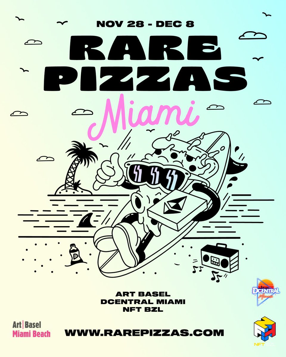 ๐ฎ ๐ญ๐๐๐๐๐๐ ๐ฎ (@infi1trate) on Twitter photo There might be some limited edition merch. Wonโt know until you come find us!
Art by me!
<a href="/RarePizzas/">Rare Pizzas NFT ๐๐ค</a> <a href="/ArtBasel/">Art Basel</a> <a href="/DCentralCon/">DCENTRAL Conference</a> There might be some limited edition merch. Wonโt know until you come find us!
Art by me!
<a href="/RarePizzas/">Rare Pizzas NFT ๐๐ค</a> <a href="/ArtBasel/">Art Basel</a> <a href="/DCentralCon/">DCENTRAL Conference</a>