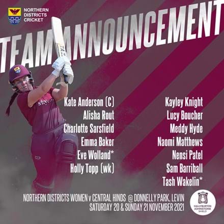 cricexec's tweet photo. New Zealand Cricket: Two captains to debut in same #JohnstoneShield match

➡️ https://t.co/OAaYeKdgiZ

@Nat_dodd33 @ndCricket @centralhinds @WHITE_FERNS #KateAnderson #NatalieDodd #NewZealandCricket #WhiteFerns #NorthernDistricts #CentralHinds https://t.co/OkybooLCya