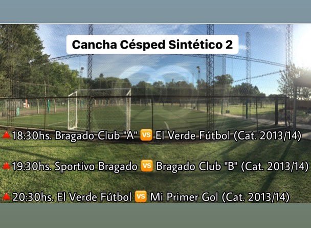 Fcelcampinofic1's tweet photo. 🔹Encuentro recreativo en las instalaciones de FC El Campín, con la participación de Clubes de Bragado. 
🗓Miércoles 24 de noviembre a partir de las 18:30hs
📍Dorrego y Santa Rosa (El Campín Bragado) 
🔺Los esperamos🔻 https://t.co/yAptcRJOdq
