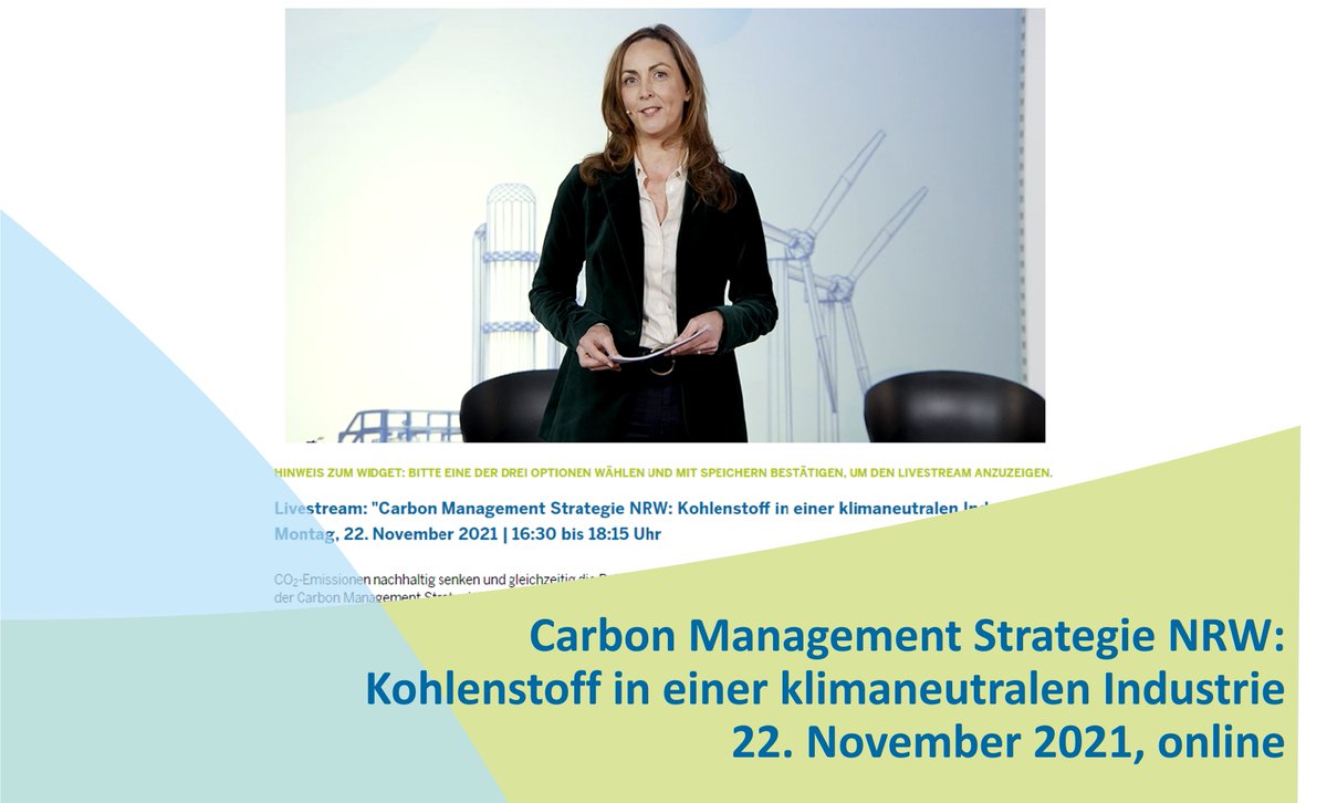 🎥Unser Stream zur Diskussion rund um die #Carbon #Management #Strategie #NRW ist gestartet: in4climate.nrw/livestream-car…