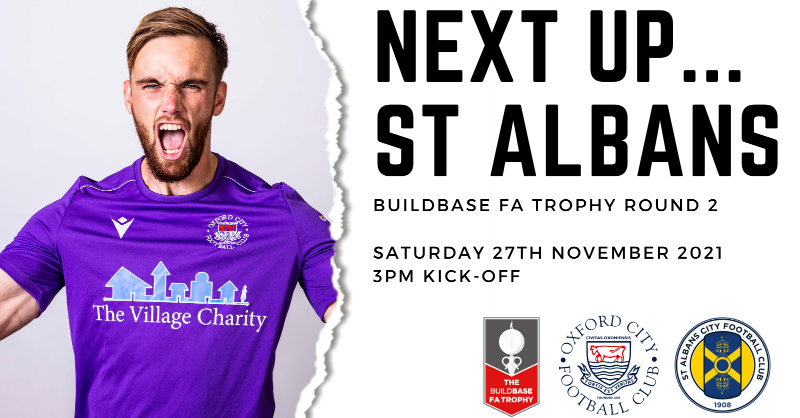 OxCityFC's tweet photo. ๐ Tickets: Oxford City vs St Albans
This Saturday we're BACK in cup action!
Join us for the FA Trophy 2nd Round as the Hoops take on @stalbanscityfc.
๐๏ธ Adults: ยฃ12
๐๏ธ Concessions: ยฃ6
๐๏ธ NHS Key Worker: ยฃ6
๐๏ธ Students/U18's: FREE
#OCFC #FATrophy