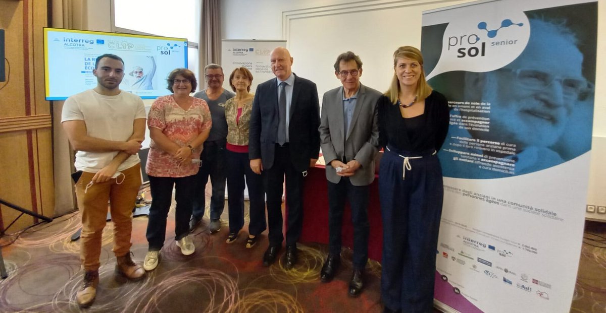 ProsolSenior's tweet photo. Le projet SENIOR vise à améliorer le suivi du parcours de soin pour les seniors et leurs aidants professionnels dans les zones rurales et de montagne transfrontalières franco-italiennes des régions Sud.
#PROSOL_SENIOR #Alcotrainterreg https://t.co/3yAquIeUTM
