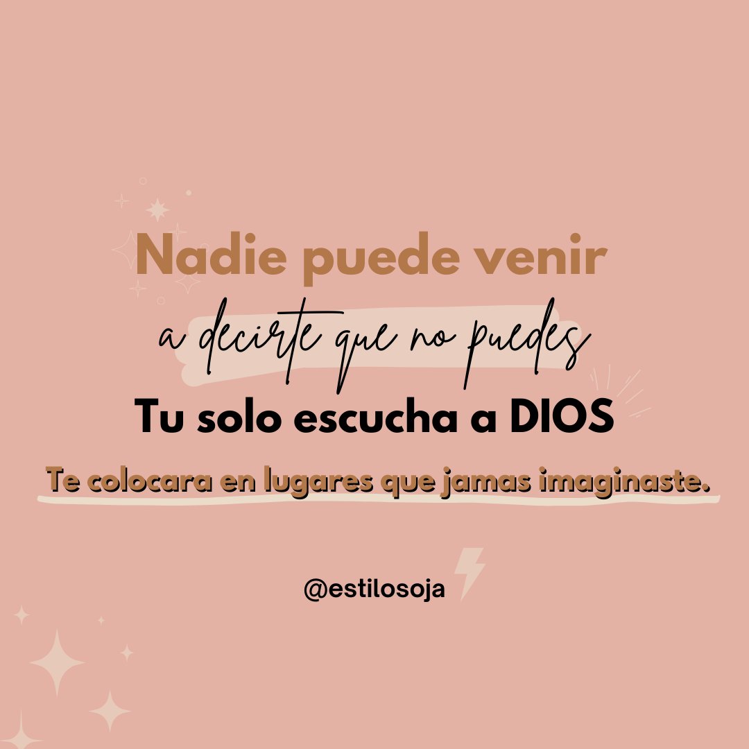 EstiloSoja's tweet photo. Buenos días, Feliz lunes ☀️ No escuches esas voces negativas, tu solo confía, Dios tiene el control, te colocará en lugares que jamás imaginaste estar 🤍✨ https://t.co/UeIyFWSvDs