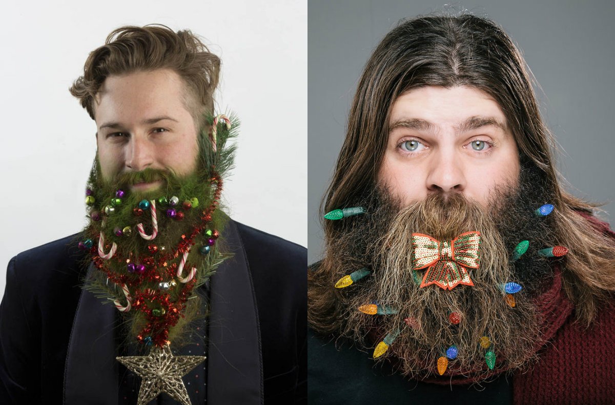Борода украшает. Новогодние украшения для бороды. Украшенная борода. Новогодняя борода. Тенденции с бородой.