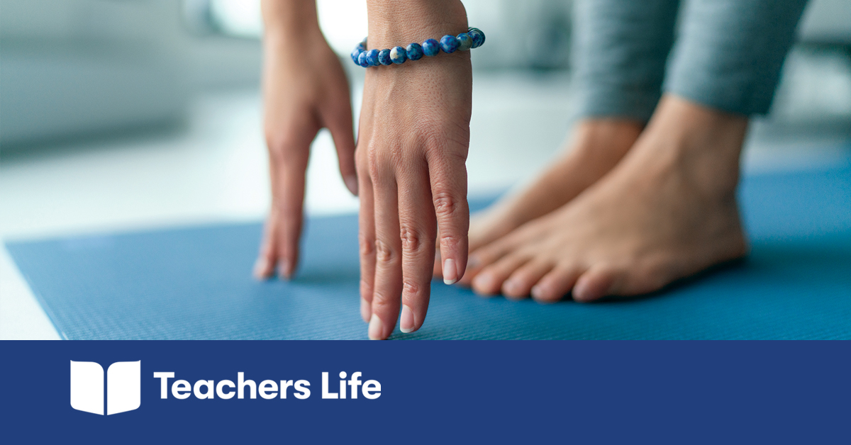 TeachersLifeCAN's tweet photo. Is it Monday already?! Time for a #MovementMonday activity. Take a moment to step away from your desk and do a quick 5 minute stretch! 
.
.
.
#mentalhealth #wellness #mentalwellbeing #selfcare #workout #selflovejourney #health #selflove #intuitivemovement #moveyourbody https://t.co/ou8tHRhQG5