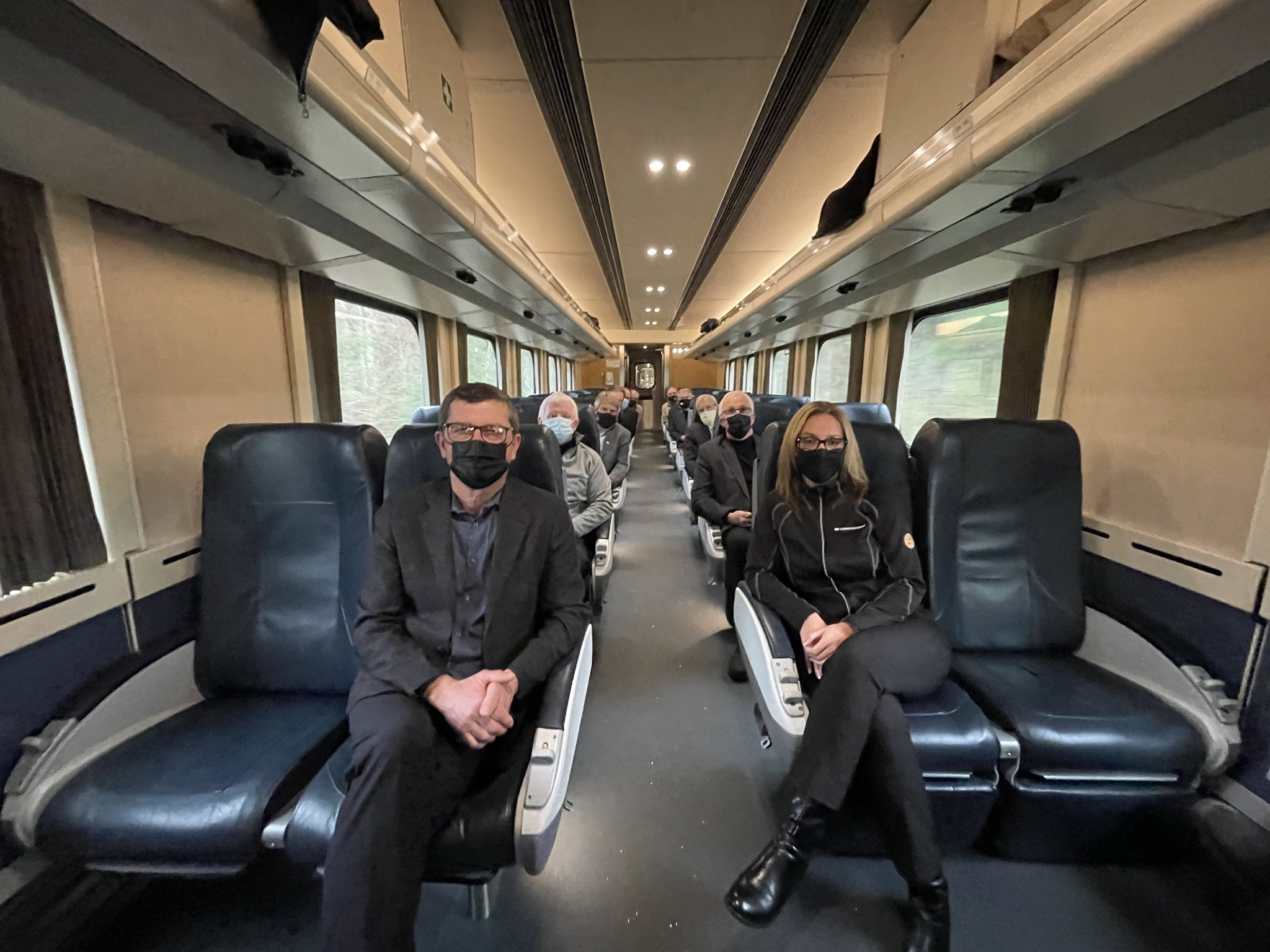 Ontario Northland on X: Mayors from the Northeastern Ontario have joined  us today on the test train. They are enjoying the ride and discussing how  this potential service could benefit their communities.