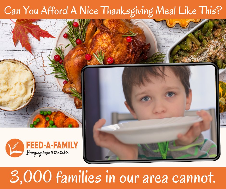 thermalogic's tweet photo. As we get closer to Thanksgiving,  Please consider making a donation today!! Help us help them!! No donation too small!!
#BringHopeToTheTable @uwoftc
Please donate to Feed-A-Family. Text FEED to 91999, or visit https://t.co/wFZd3jL5lh https://t.co/EntObzDTwP
