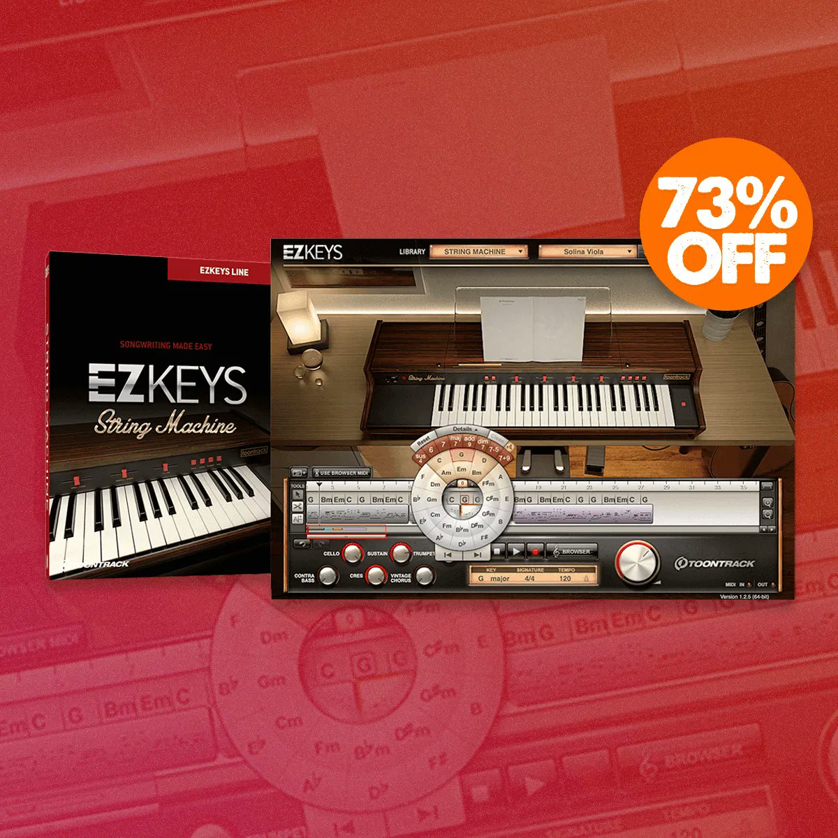 pluginfox's tweet photo. Toontrack Black Friday Week Deal 🎹
Save 73% on EZKeys String Machine thru November 29th
Buy here: https://t.co/pkuReLHm7t
@toontrack #toontrack #ezkeys #plugindeals #pluginsales #pluginfox #dtm #plugins #vstplugins #virtualinstrument #samplelibrary https://t.co/E15su6Ke92