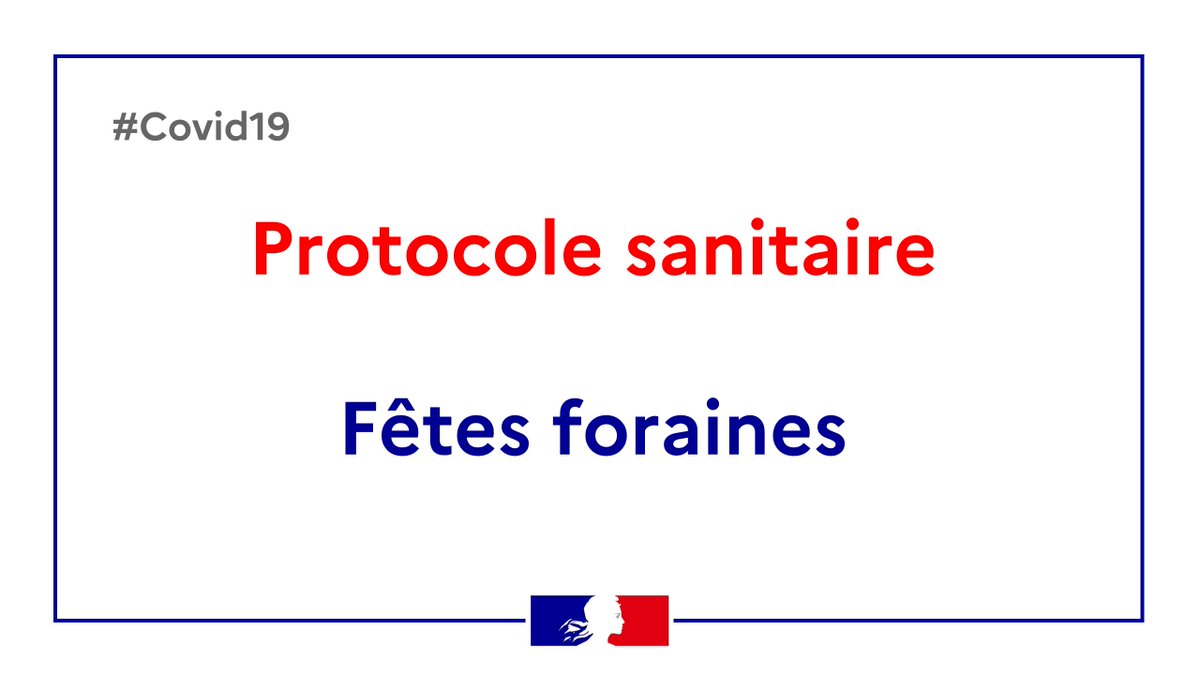 Economie_Gouv's tweet photo. 🔴 #COVID19 | Suite aux évolutions de la situation sanitaire, le protocole applicable pour les fêtes foraines a été mis à jour.
Retrouvez toutes les infos  👉 https://t.co/PXsttJWa3b https://t.co/DSvs10Q2O7