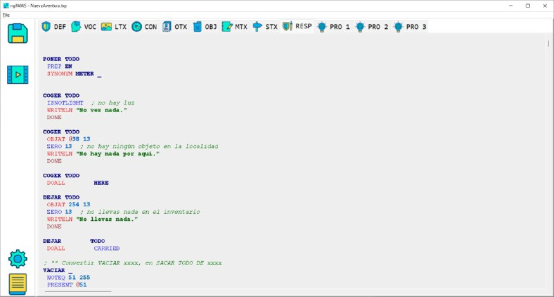 Juanjoide's tweet photo. Una nueva versión de #ngPAWS, el último parser de @uto_dev, se distingue en lontananza. Recordemos que "next generation Professional Adventure Writing System" es un sistema para crear aventuras de texto que pueden jugarse en cualquier navegador actual. 😎
https://t.co/xlE6INapzy https://t.co/jvjBeKkNff