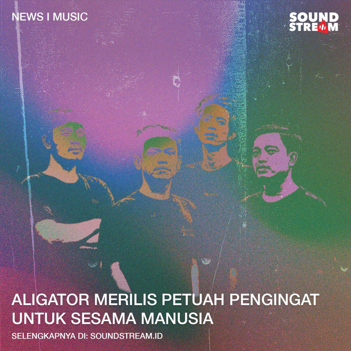 soundstreamid's tweet photo. Single berjudul “Will Suffer” dari Aigator ini bercerita perihal tragedi bencana yang terjadi waktu itu di Kota Palu. Bagaimana ceritanya?

Baca selengkapnya di https://t.co/9n0osLx3wD.

#soundstreamid https://t.co/lXtQYTeREu