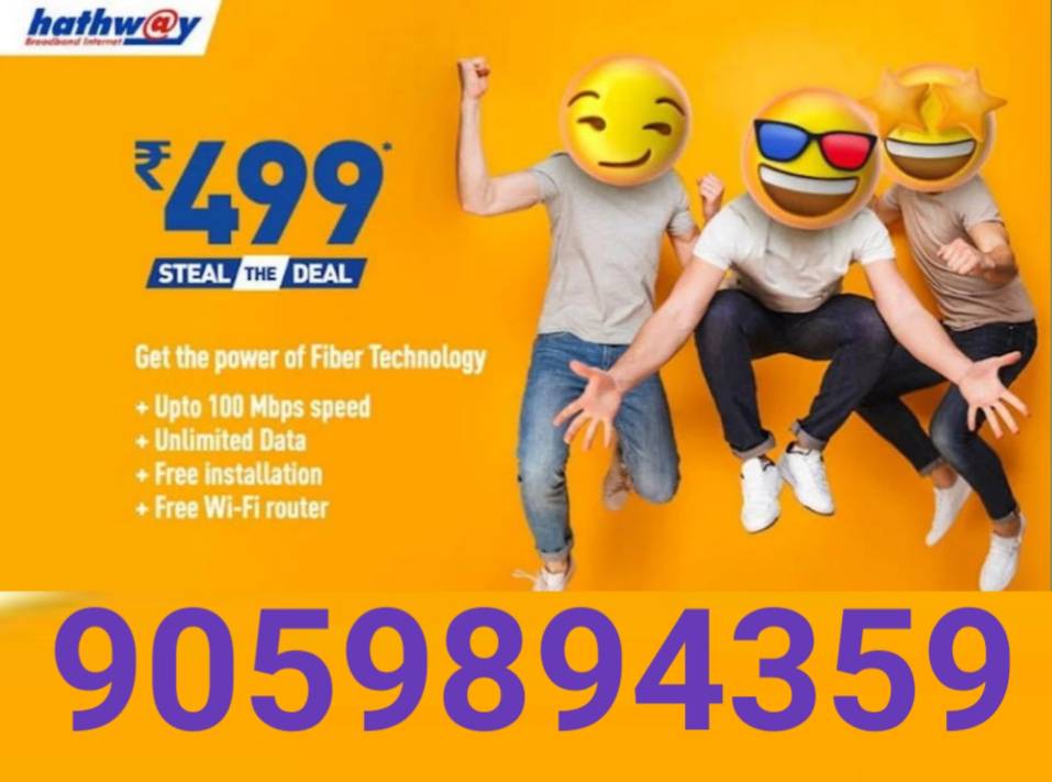 HathwayFiber's tweet photo. #Hathway broadband #
40mbps@499*, 100mbps@549*, 125mbps@649*, 150mbp ..For more info visit...https://t.co/lCKu4ECn7L https://t.co/B3owSFLRBI