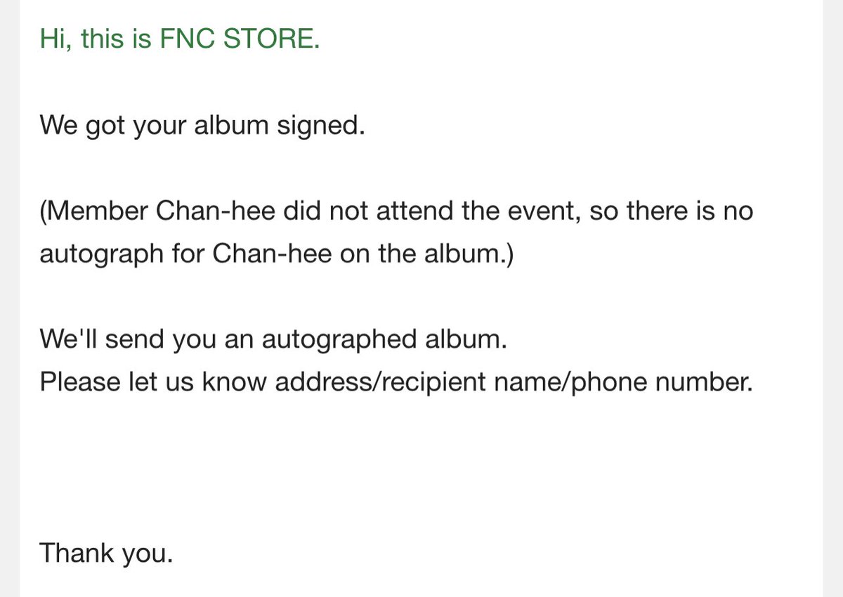 RowoonPM's tweet photo. THEY ARE STILL GIVING ME A SIGNED ALBUM OMG FNC I AM ACTUALLY IN TEARS IM SO HAPPY 😭😭 https://t.co/il2ldaP94a