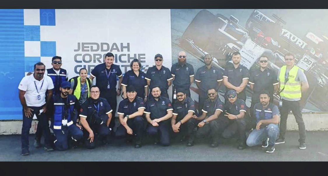 It was a great pleasure working with Response plus medical saudi on the EMS responses in the formula 1, such a great experience being part of their team 🚨