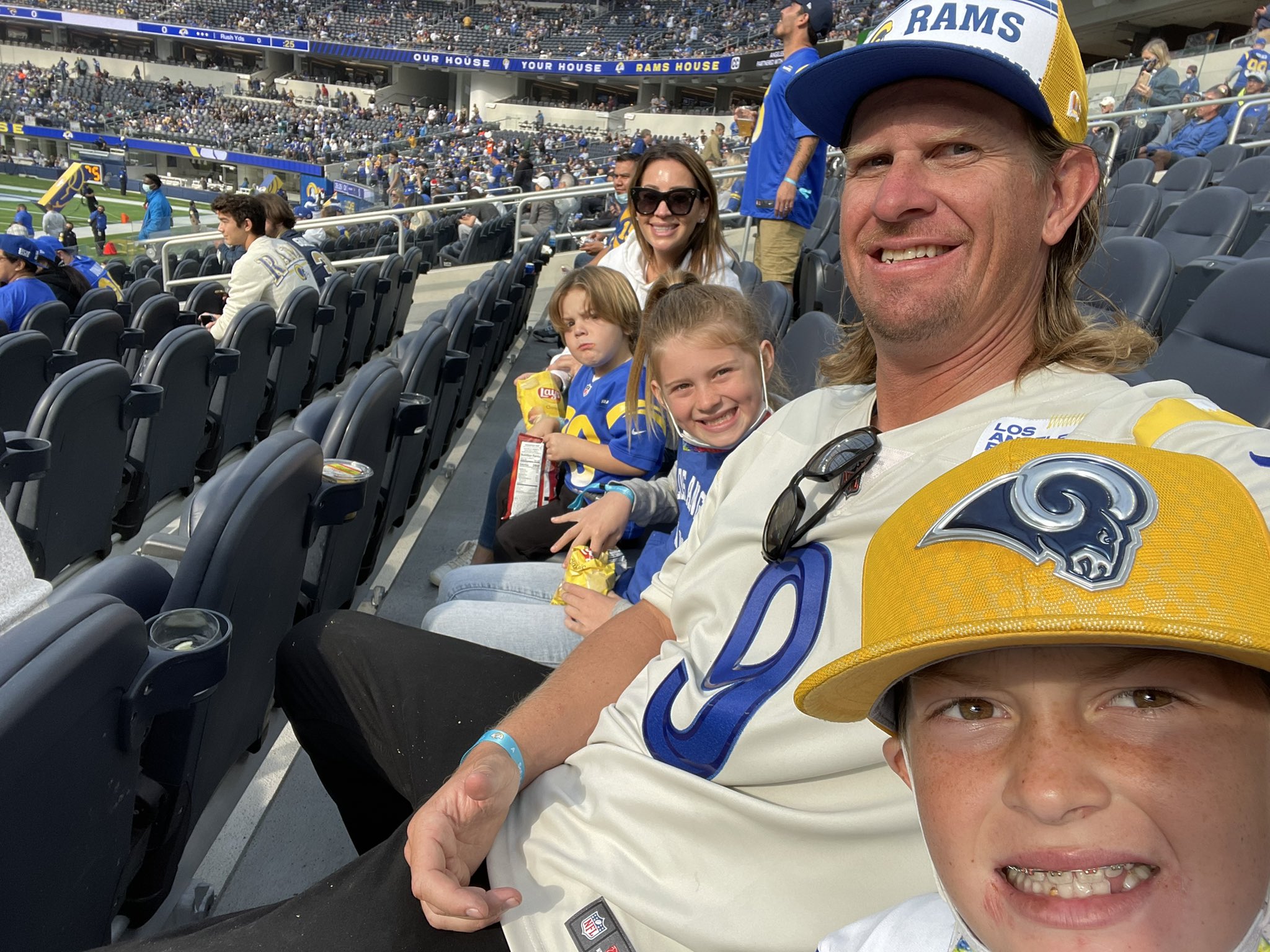Jered Weaver on X: "First time w the whole family! Great game and win!  #makingmemories https://t.co/bT5wlrvY4f" / X