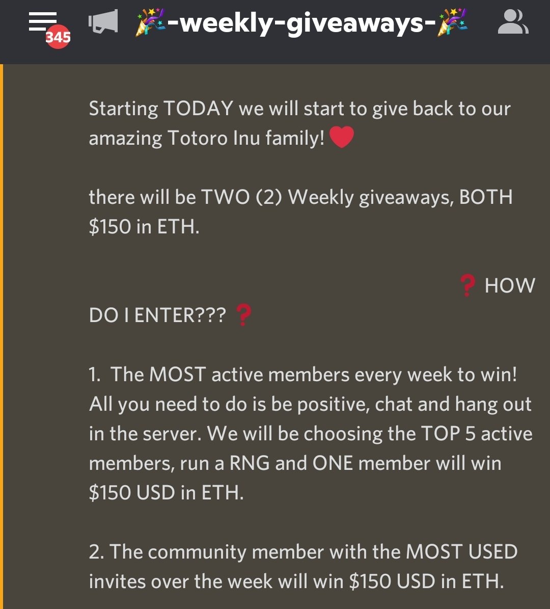 Did you know we're giving away $300 a week in our discord? 🎊

#Totoroinu #altseason $totoro

discord.gg/WvvAFTfyfZ 👈🏼