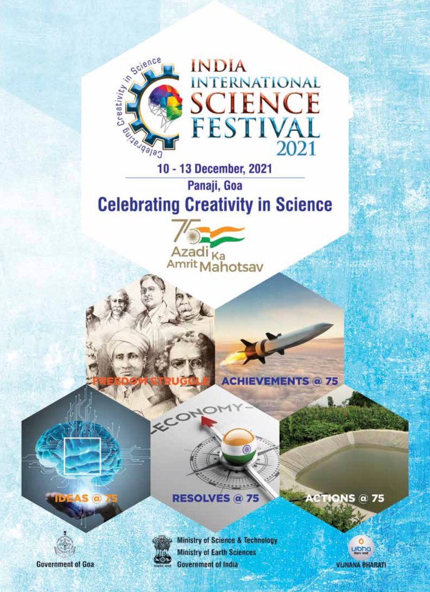 The mission of IISF is to engage creative and imaginative minds in India and across the globe to celebrate science through various programs and activities connected to the five pillars of Aazadi ka Amrit Mahotsav. #iisf2021