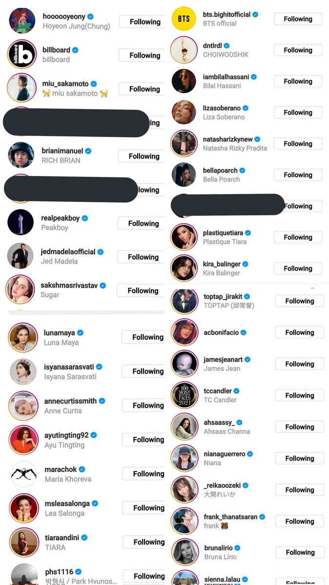 The amount of verified accounts following taehyung though