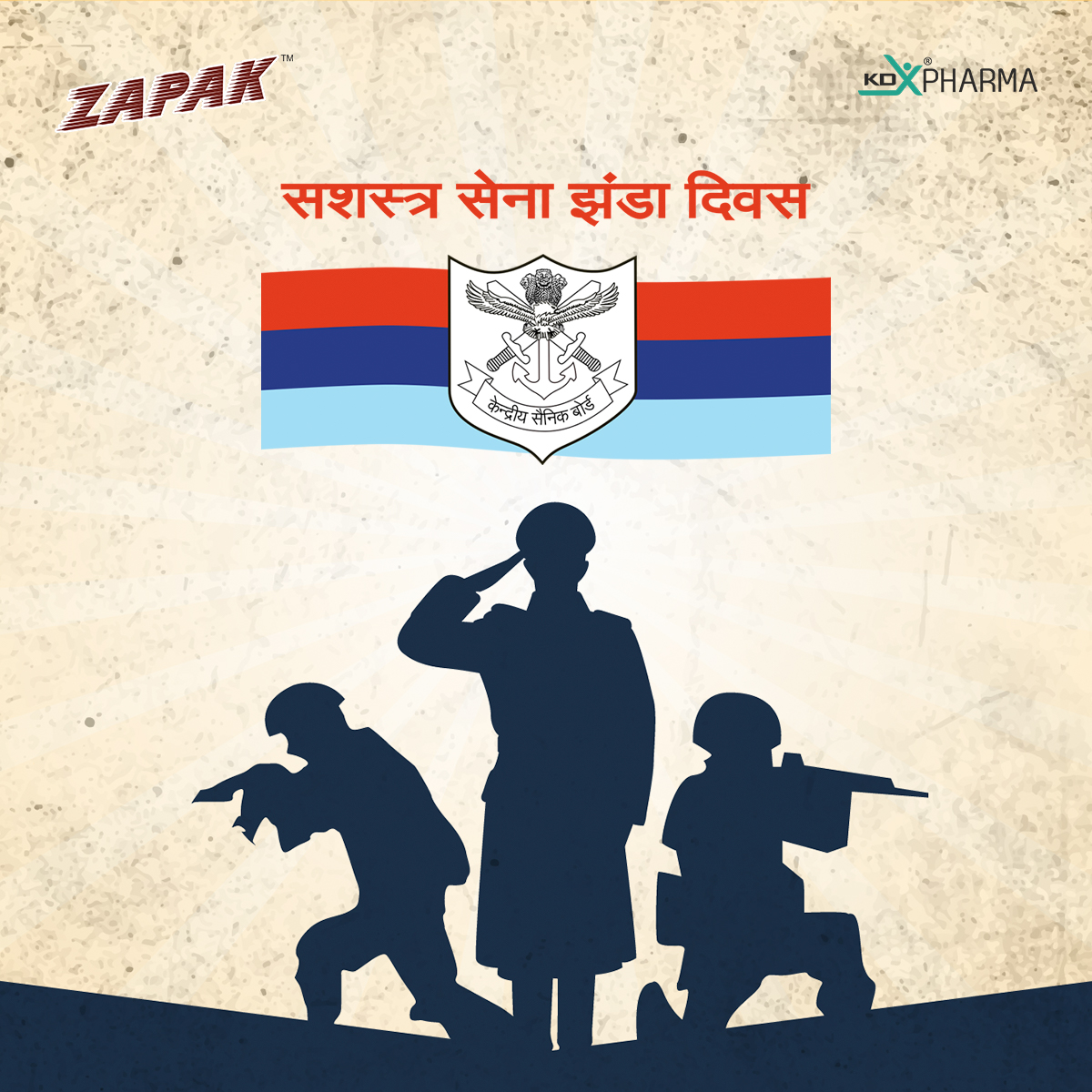 “We have always been safe when they are around. Thanking our armed forces on Indian Armed Forces Flag Day.”

Happy Indian Armed forces flag day

#IndianArmedForcesFlagDay #indianarmedforcesflag #indianarmedforces #IndianArmyPeoplesArmy #tuesdayvibe #zapaksesaaf #zapakchurna