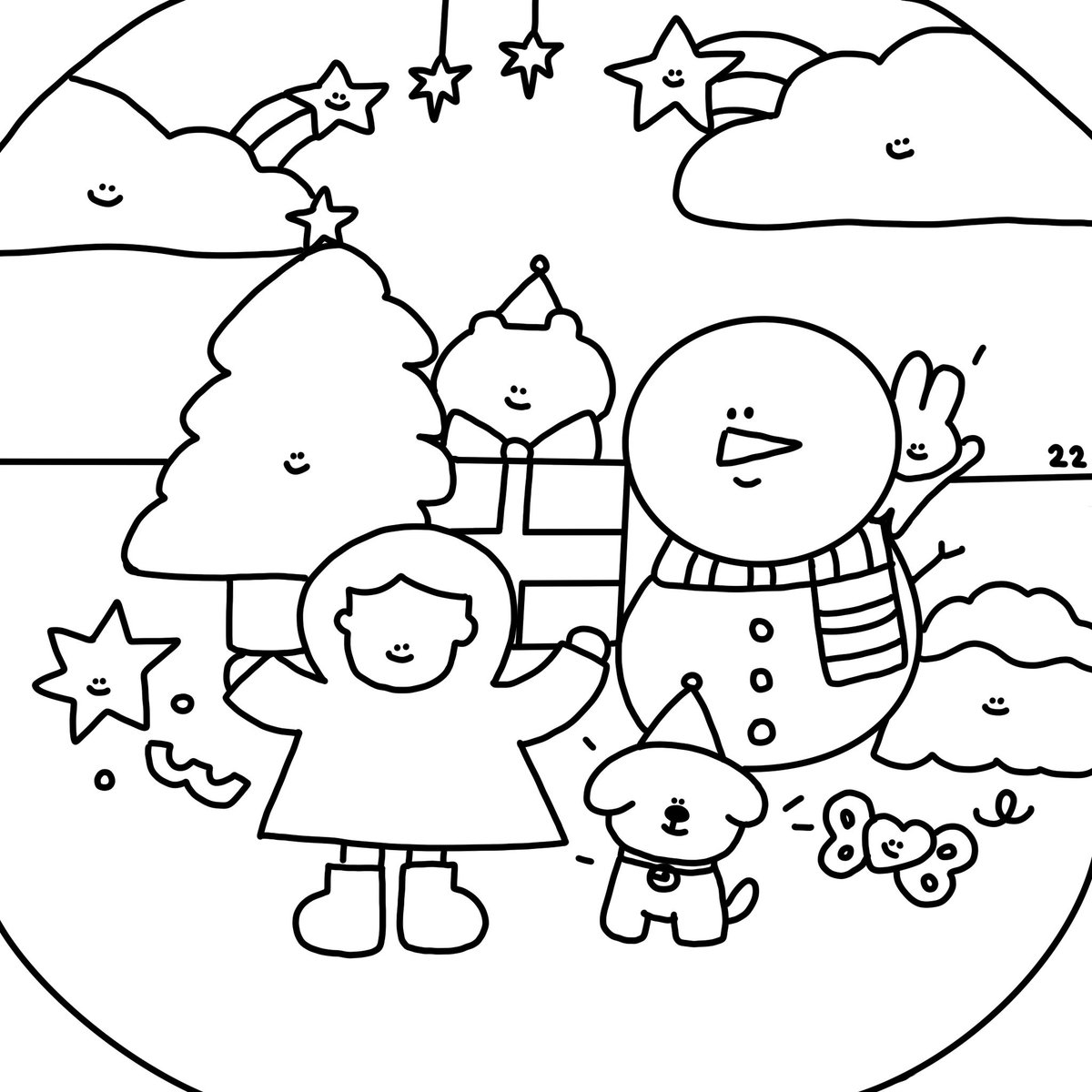 give away 🎄 
มาระบายสีให้น้องๆกานเต้อะ 
อยากเห็นน้องๆในแบบของทู้กคน 

🧁 : link in mention :-) #thurs22day