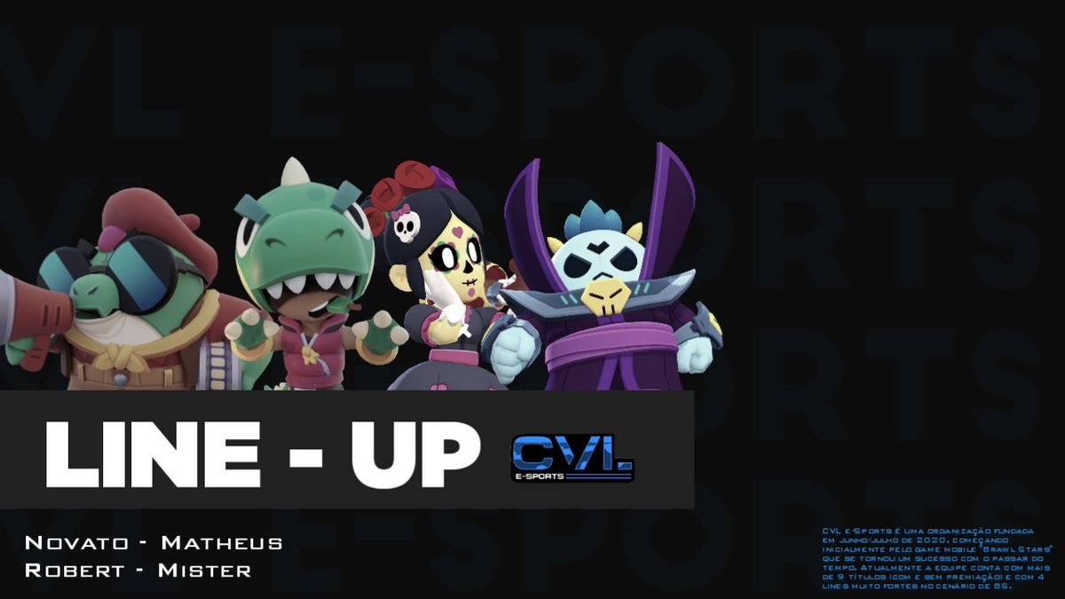 #goCVL (@cvlesportsgg) on Twitter photo Sejam "bem-vindos"!
É A TROPA DO MANTÉM 🥵
Apresento a vocês nossa nova 𝙇𝙄𝙉𝙀 𝙀𝙇𝙄𝙏𝙀 reformulada, os atuais campeões da Copa Vulgatti! <a href="/Robert_bs9/">robertinho</a> e @MisterBRlindo chegam ao time Elite, fechando a Line -Up! O que vocês acharam? Boa sorte meninos! 💙
#goCVL Sejam "bem-vindos"!
É A TROPA DO MANTÉM 🥵
Apresento a vocês nossa nova 𝙇𝙄𝙉𝙀 𝙀𝙇𝙄𝙏𝙀 reformulada, os atuais campeões da Copa Vulgatti! <a href="/Robert_bs9/">robertinho</a> e @MisterBRlindo chegam ao time Elite, fechando a Line -Up! O que vocês acharam? Boa sorte meninos! 💙
#goCVL