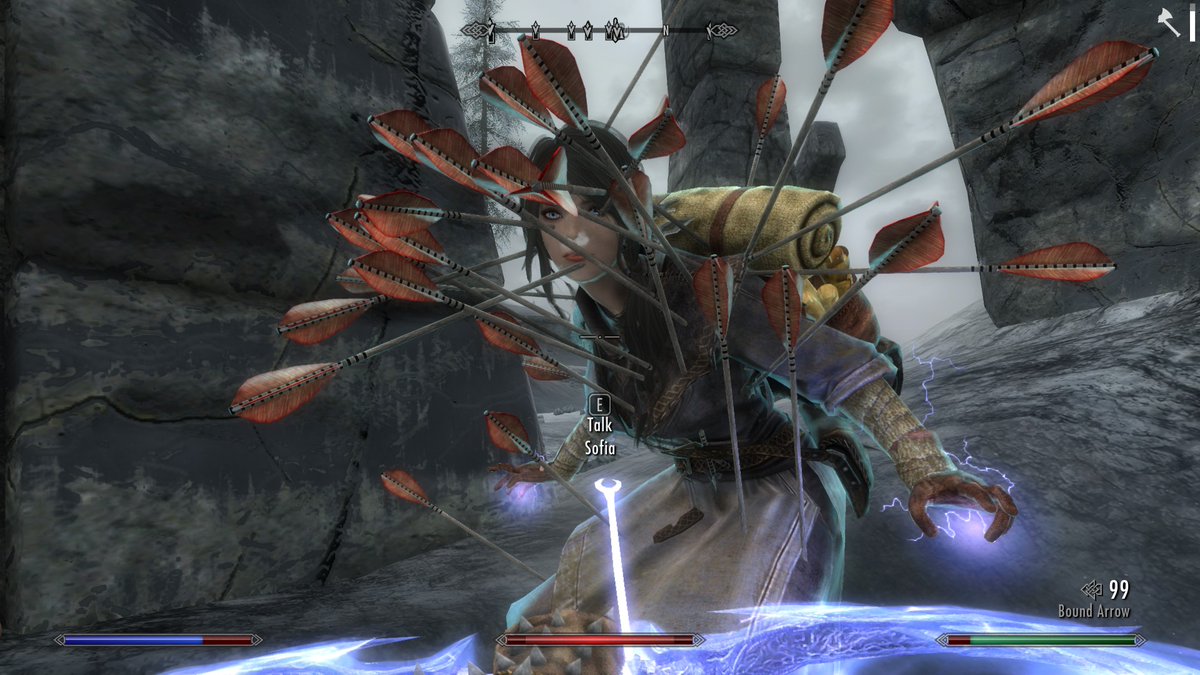 FaRaGuChi's tweet photo. #Legendarydifficulty mode for a while and ya know... guys its not THAT hard... #skyrim #gamer https://t.co/fUtIunEdxi