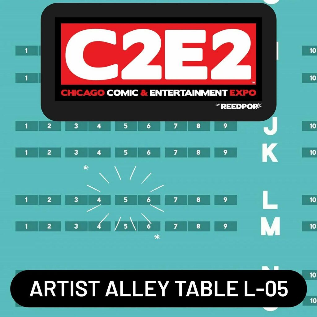 ArtofNikkiWard's tweet photo. I'm headed to C2E2 Chicago this weekend! I'll be in the Artist Alley at table L-05, and I hope to see you there! 
.
.
.
#c2e2chicago #c2e2 #c2e22022 #chicagoc2e2 #chicago #chicagoevents #c2e2artistalley #artistalley #artistalleylife #conlife https://t.co/tTIUQ81rSp https://t.co/5LsusT4yZC