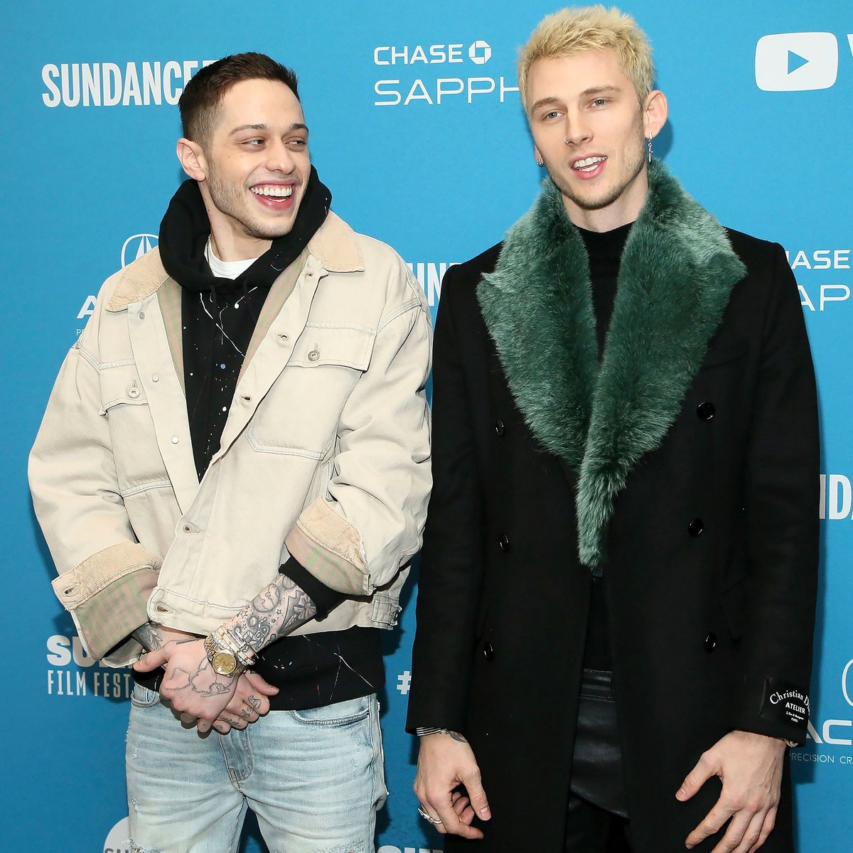 petecomfort's tweet photo. date someone who looks at you the way pete davidson looks at machine gun kelly https://t.co/aG0oJ2M41f