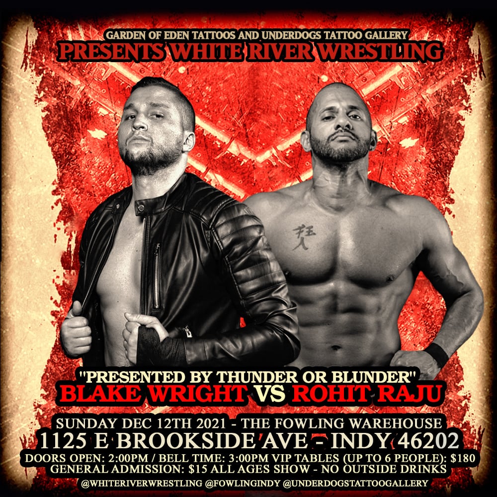 Our Semi-Main Event is brought to you by <a href="/ThunderWrasslin/">Walt Beezy's THUNDER OR Blunder Official Account</a>! 

See the hottest rookie in the Midwest take on the electric former X-Division Champion, as @Blake_Wright takes on @HakimZane!