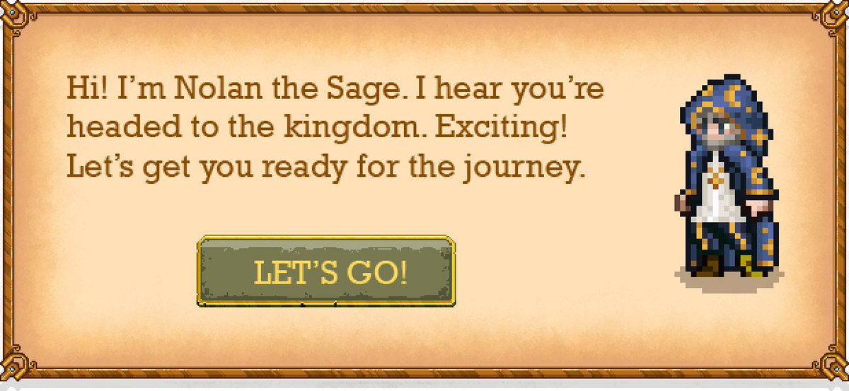 DeFiKingdoms's tweet photo. ⚔️👑DeFi Kingdoms In-Game Tutorial👑⚔️

New to DeFi Kingdoms?
First experience with DeFi?
Want to help your friends join?

Introducing Nolan the Sage, every new comers guide to DeFi Kingdoms. 

#DeFiKingdoms #Avalanche #RPG #BlockchainGaming #gamefi #NFTGame #RPG #RetroGaming https://t.co/0nHb8g5u1c