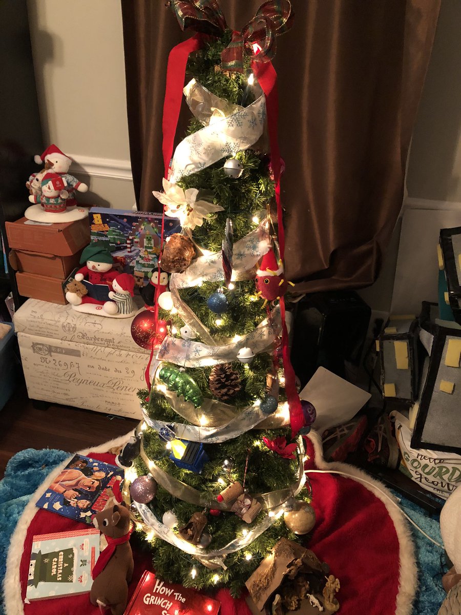 The Christmas tree of reduced circumstances is up!