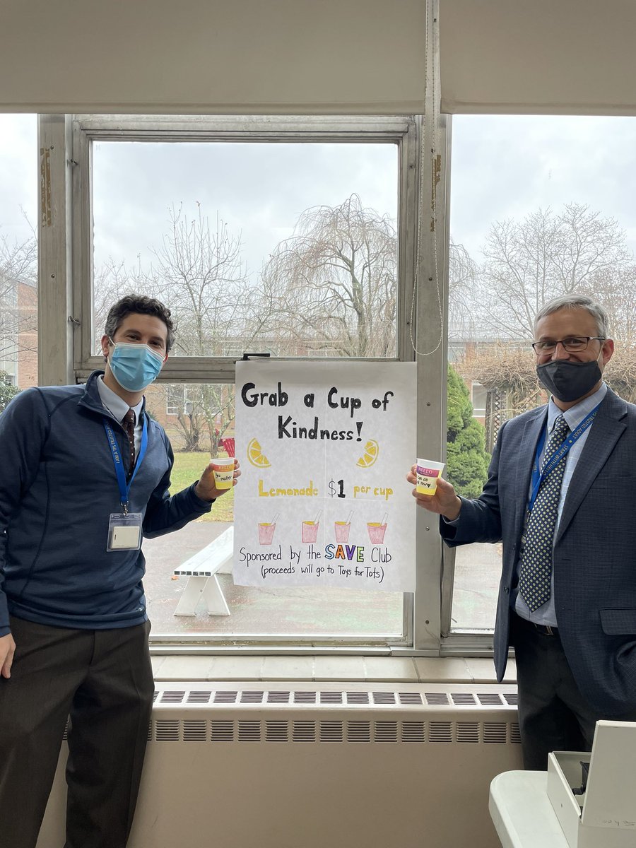 MadisonTrumbull's tweet photo. Today members of S.A.V.E Club led with kindness and compassion and shared a treat for day 6 of #14daysofaction The club sold cups of kindness today. All proceeds went to Toys for Tots. @NATIONALSAVE @sandyhook https://t.co/Cb0vCAS7ya