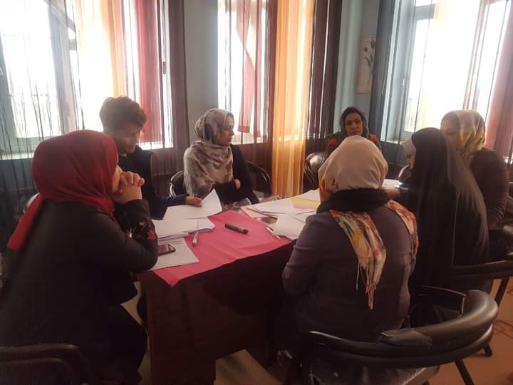 e_jafari93's tweet photo. During this consultation session (2019), I presented our findings from ten years of National Action Plan for Women of Afghanistan (NAPWA) implementation, and proposed a multilateral policy concept to the deputy minister of Women's Affairs. 
#WomensRights https://t.co/zOT5Ip4m1l