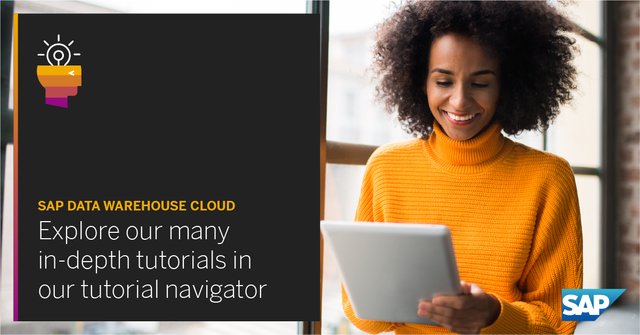 Plan your route to #SAPDataWarehouseCloud expertise with our developer tutorial navigator! 🧭 With guides covering everything from custom graphical views to analytical datasets and more, you’ll be an analytics authority in no time: bit.ly/3EvR9yj