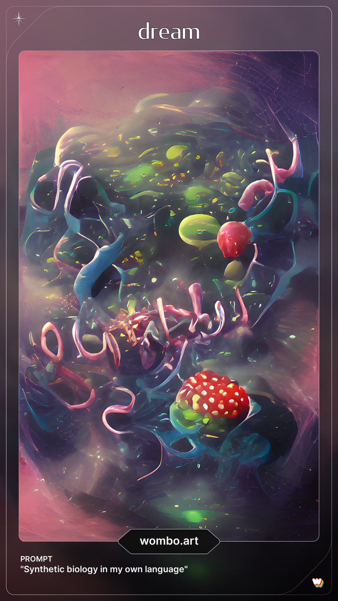 SofiiaSnz's tweet photo. I couldn't help myself, and I decided to try the https://t.co/KzIH6lsk7C AI with our Translation Initiative hashtag #SynBioInOurOwnLanguage
¡Es bellísimo! ✨
Just one of many many many styles
@AfteriGEM https://t.co/mvQ9o1he9f