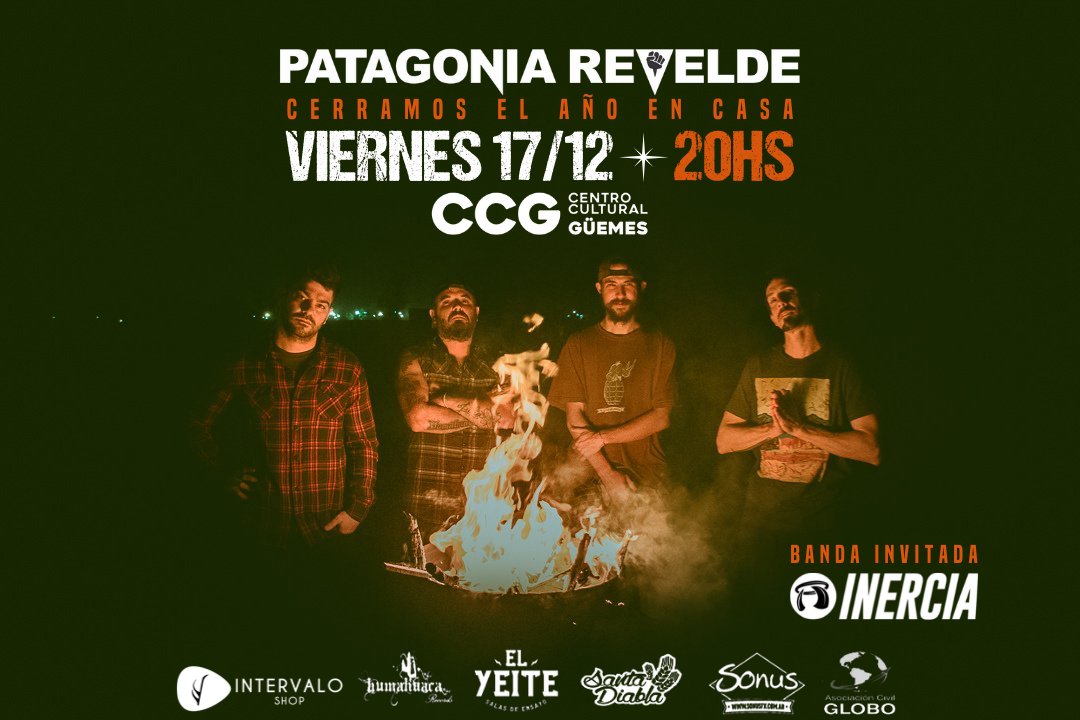 Patagonia ReVelde ✊ - Cierra el Año en Casa - Centro Cultural Güemes (Rosario) - 17 de Diciembre 20 hs - Entradas por 👇 entradaplay.com/detalle/PATAGO…
@PatagoniaReV